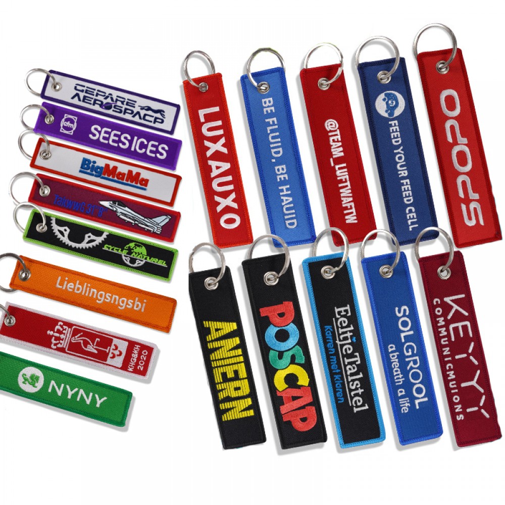 Promotional Embroidered Key Chains