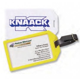 Logo Branded Rigid Molded Luggage Tag  Logo Branded Rigid Molded Luggage Tag