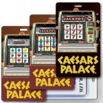 3D Lenticular Slot Machine/ Casino Stock Image Luggage Tag - Vertical (Imprinted) Custom Imprinted