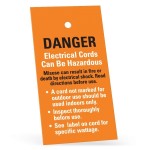 Tear Resistant Valeron Film Tag (2 3/4"x5 1/4") Custom Imprinted