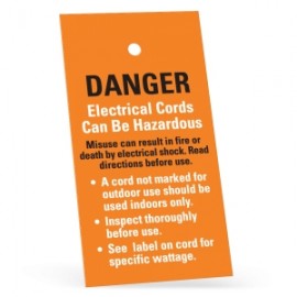 Tear Resistant Tag | Rectangle | 2 3/4" x 5 1/4" with Logo