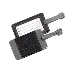 Logo Branded Lamis Two-Tone Luggage Tag  Logo Branded Lamis Two-Tone Luggage Tag