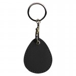Small Waterdrop PU Keytag Case PU Card Case Card Holder Access Control Card Sleeve with Logo
