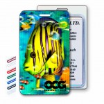 Logo Branded 3D Lenticular Luggage Tag (Full Custom Designed)