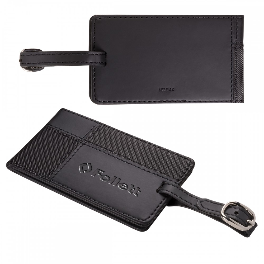 Promotional Tuscany Duo-Textured Luggage Tag