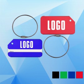 Logo Branded Metal Luggage Tag  Logo Branded Metal Luggage Tag