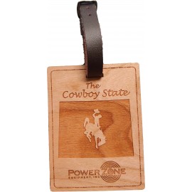 Logo Branded 3" x 4" - Wyoming Hardwood Luggage Tags