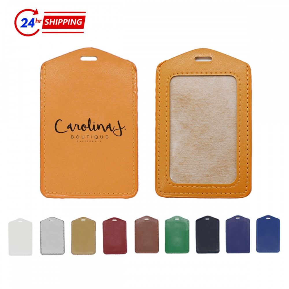 Colorful Business PU Work Tag with Logo