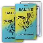 Lenticular Yellow/Blue/Green Changing Color Luggage Tag (Custom) Custom Imprinted