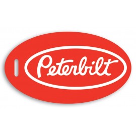 Write-on Tag (2"x3.5") Oval with Logo  Write-on Tag (2"x3.5") Oval with Logo