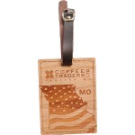 Hardwood State Luggage Tags with Logo
