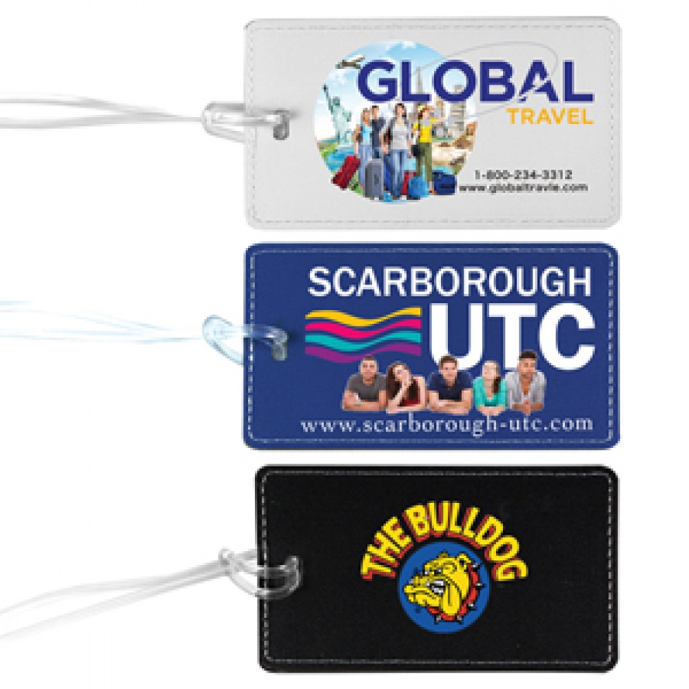 Custom Printed "Lightning" Leatherette Luggage Bag Tag (Full Color) Custom Printed "Lightning" Leatherette Luggage Bag Tag (Full Color)