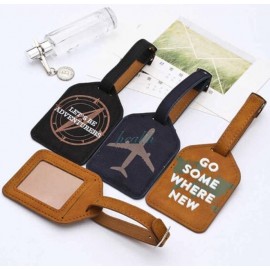 Promotional PU Leather Luggage Tag