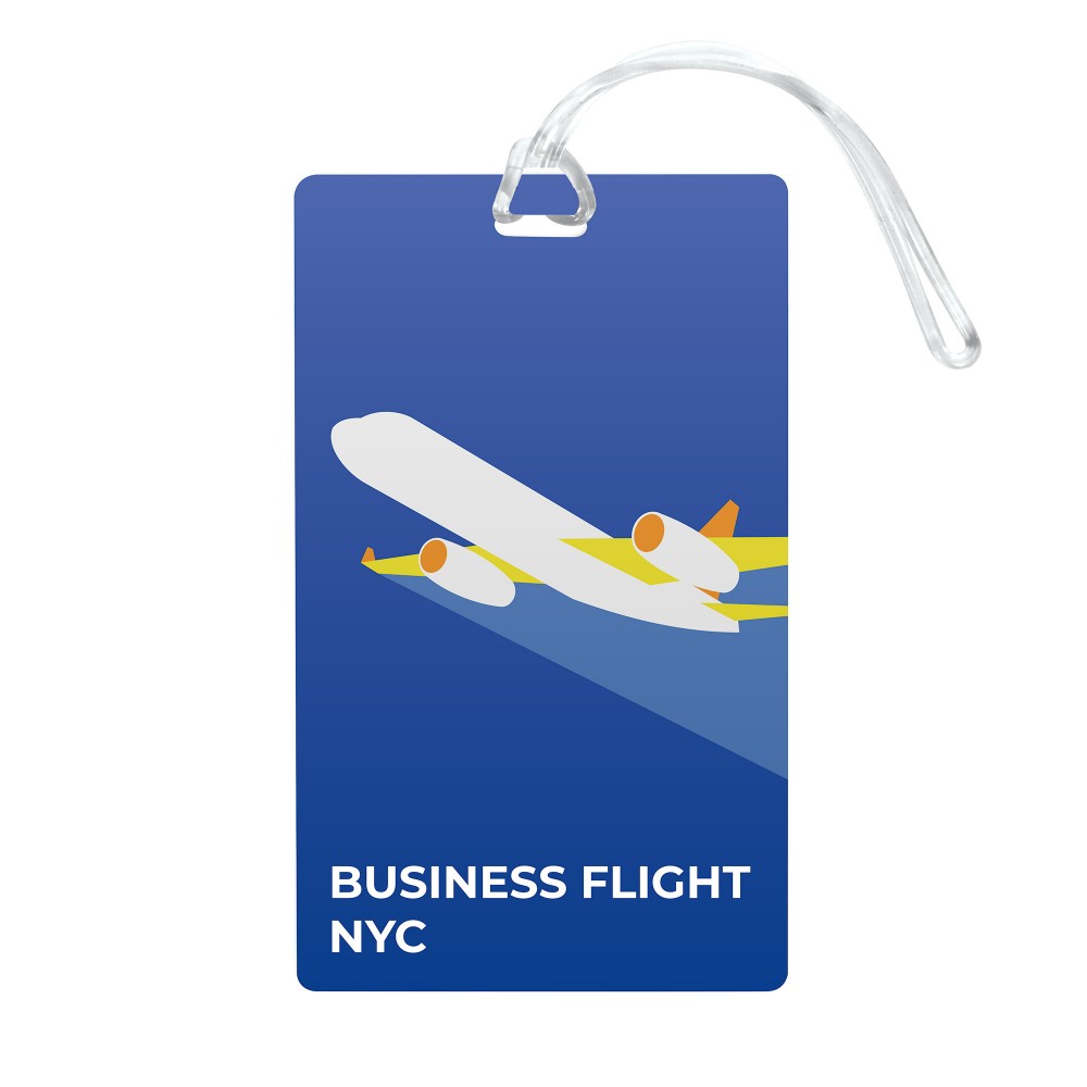 Imprinted Large Luggage Tag with Logo