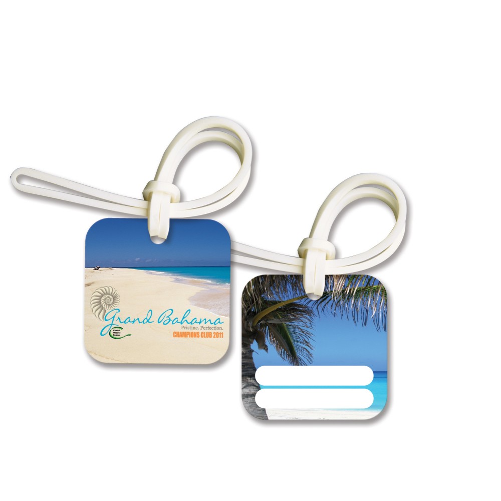 Square Bag & Luggage Tag - Full Color with Logo