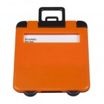 Luggage Tag - Orange with Logo