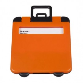 Luggage Tag - Orange with Logo