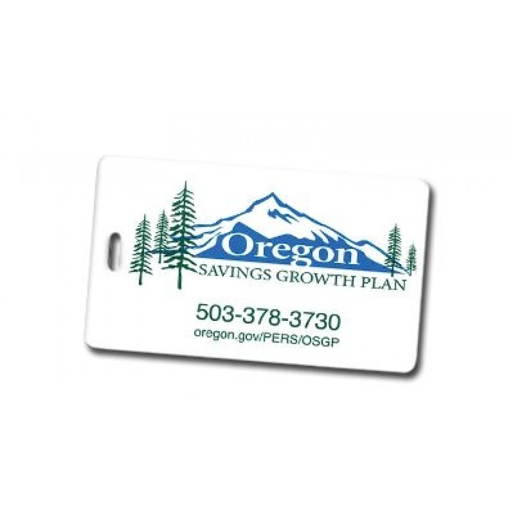 Custom Imprinted 0.042" Thick Luggage Tag Insert-A-Card Style (3 Day Rush) Custom Imprinted 0.042" Thick Luggage Tag Insert-A-Card Style (3 Day Rush)