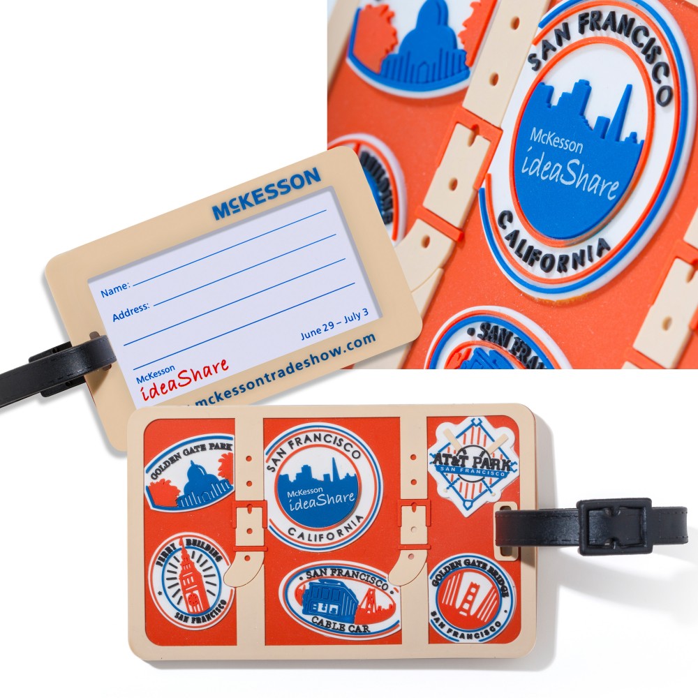 Custom Imprinted Your Custom 2-D Luggage Tag Custom Imprinted Your Custom 2-D Luggage Tag