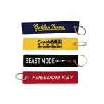 Embroidered Key Tag with Logo