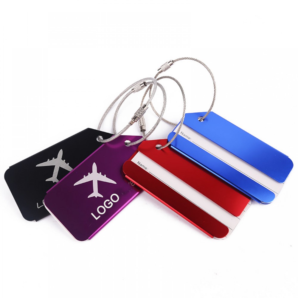 Custom Aluminum Alloy Travel Luggage Label Custom Imprinted Custom Aluminum Alloy Travel Luggage Label Custom Imprinted