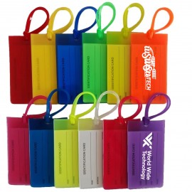 Colorful Flexible Travel Luggage Tag for Suitcases with Logo
