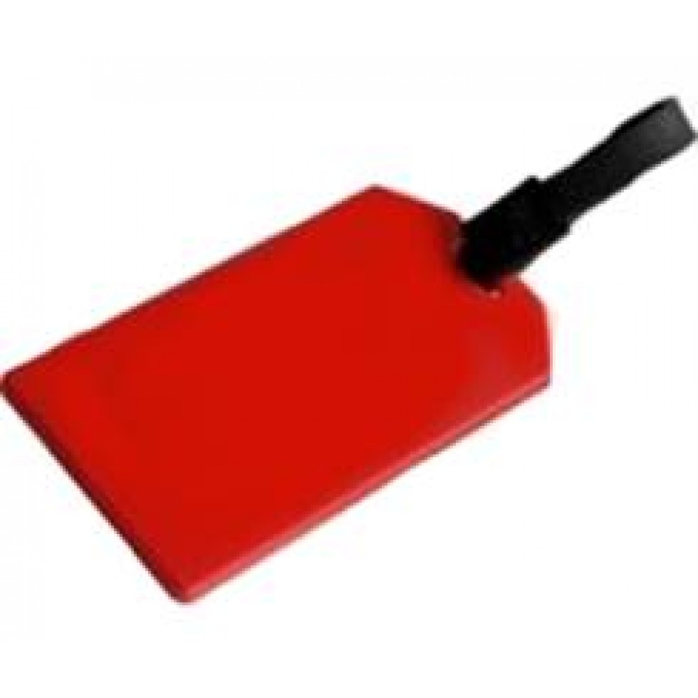 Luggage Tag - Business Card - Red 2-3/8" x 4-1/8" Custom Imprinted Luggage Tag - Business Card - Red 2-3/8" x 4-1/8" Custom Imprinted
