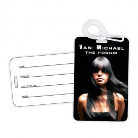 Full Color Bag Tag: 2-1/2" x 4" with Logo  Full Color Bag Tag: 2-1/2" x 4" with Logo