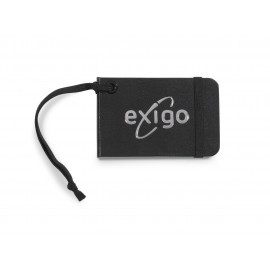 Personalized Moleskine Luggage Tag - Black