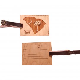 Hardwood State Luggage Tags with Logo