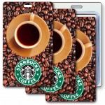 Logo Branded 3D Lenticular Coffee Beans/ Cup Stock Image Luggage Tag (Imprinted)