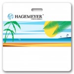 Custom Imprinted Full Color Write On Tag (Square 3"x3")