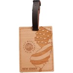 Hardwood State Luggage Tags with Logo