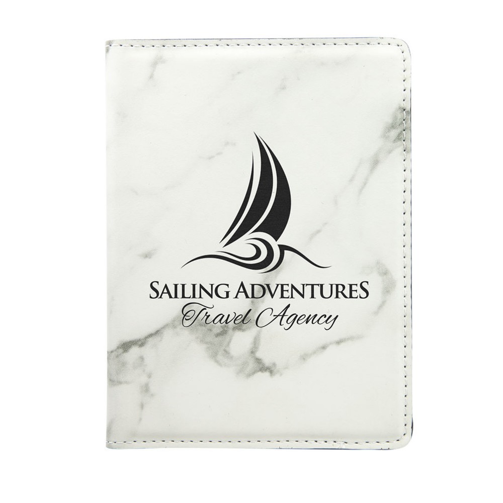 Leatherette Passport Holder Black/Gold Custom Imprinted Leatherette Passport Holder Black/Gold Custom Imprinted
