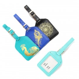 Promotional Promotional Custom Leather Travel Luggage Tag  Promotional Promotional Custom Leather Travel Luggage Tag