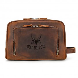 Personalized Apero Leather luxury dopp kit