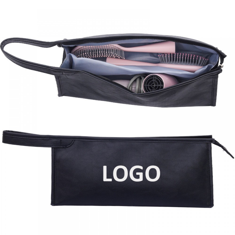 Stylish Waterproof Hair Dryer & Curling Iron Organizer Bag with Logo Stylish Waterproof Hair Dryer & Curling Iron Organizer Bag with Logo