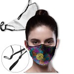 3 layer Face Mask w/ Filter Pocket & Adjustable Loop masks Custom Imprinted