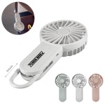 Logo Branded Portable Fan With Carabiner
