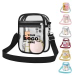 Clear Purse Stadium Approved CrossBody Bag with Logo