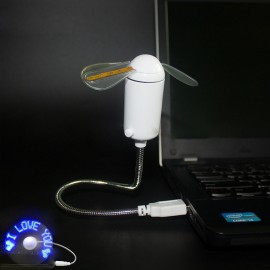 USB Preprogrammed LED Message Fan Custom Imprinted