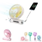 Multi Function Fan With Power Bank Custom Imprinted