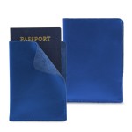 Simply Leather Passport Cover - 4"x5.5" with Logo