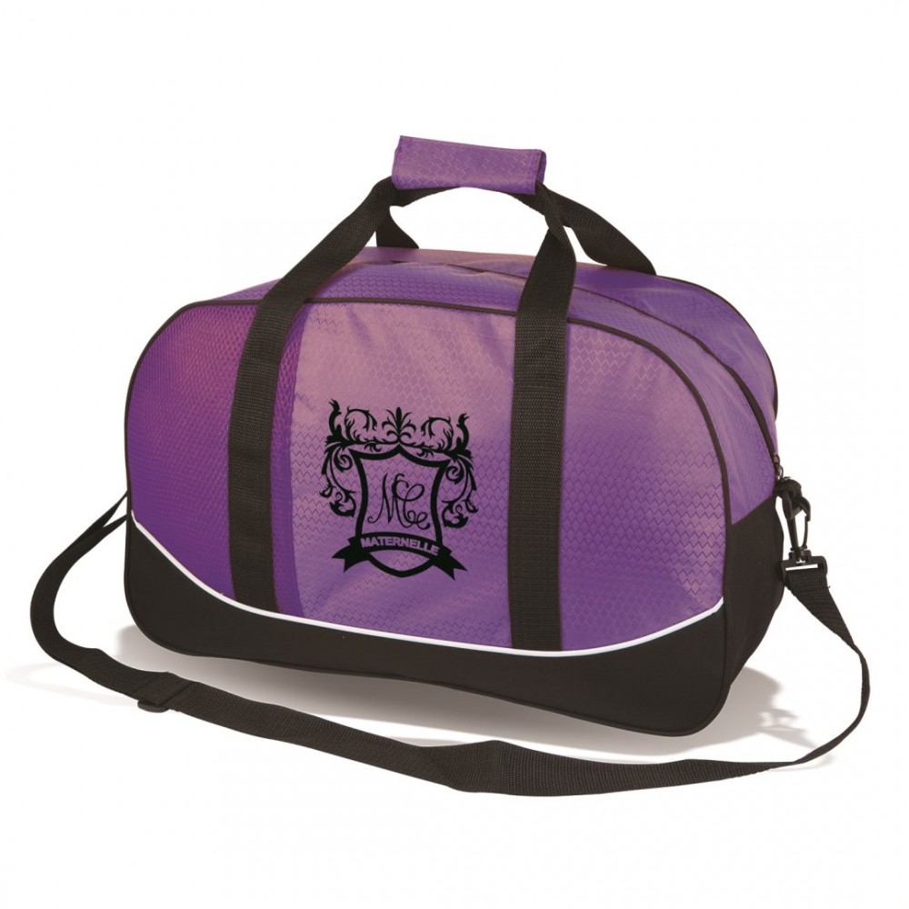 Logo Branded The Journeyer Travel Bag - Purple Logo Branded The Journeyer Travel Bag - Purple