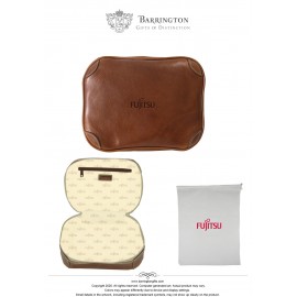 Doppelt Shaving Kit -Florentine Leather with Logo  Doppelt Shaving Kit -Florentine Leather with Logo