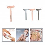 Elegant Safety Razor Set with Logo