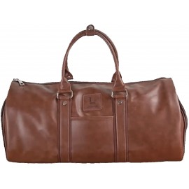 Absalon faux leather garment duffel with Logo