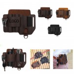Leather Multi-Tool Belt Organizer with Logo