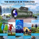 Personalized OptiZoom 12x Portable Monocular for Outdoor and Travel Powerful and Affordable