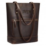 Logo Branded Danette Leather Tote